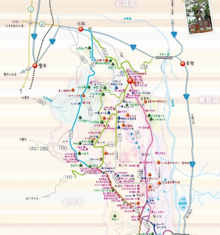 台中新社櫻花季(台灣賞櫻花)