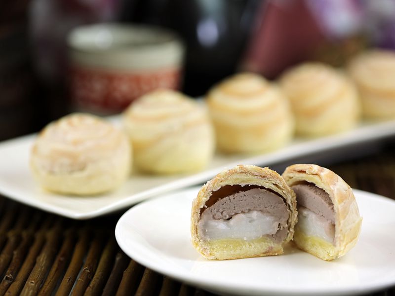 《中秋伴手禮》美味結緣－吉圓品紫薯芋頭酥