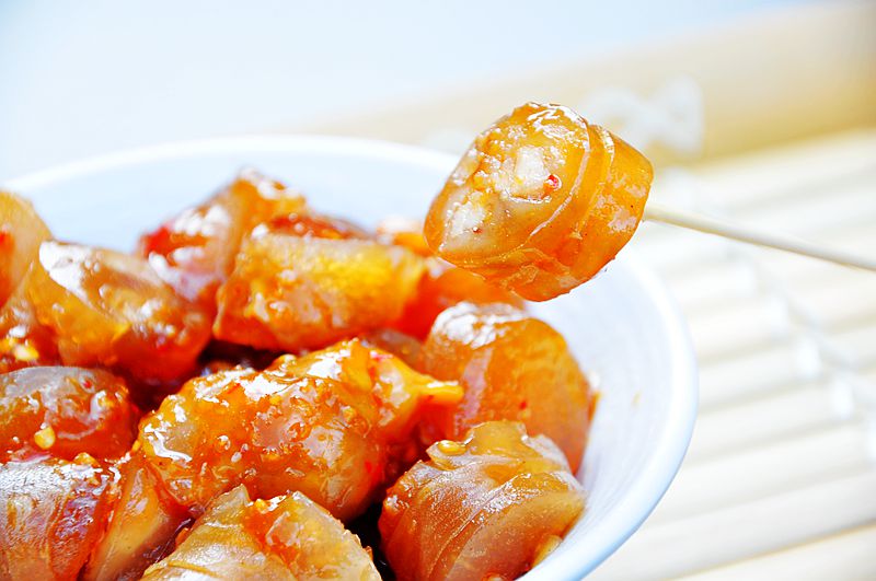 康家阿媽ㄟ粉腸，遵循古法的材料比例，就是為了保留那份懷舊的滋味