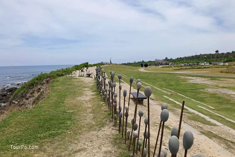 加路蘭遊憩區-漂流木裝置藝術，熱門打卡景點，最美海岸風光