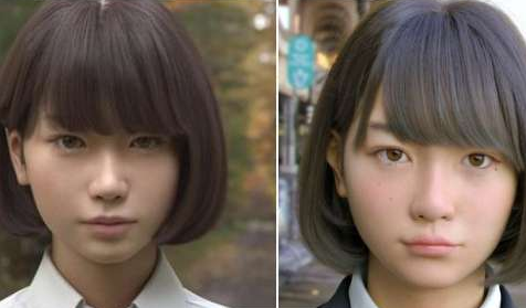 日本最美高中生被公布式虛擬人物讓網友超崩潰