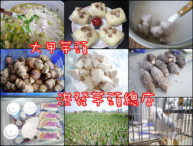 【台中 大甲】洪發芋頭總店～大甲芋頭自栽自營，產地直送宅配到家，芋頭角方便保存！！