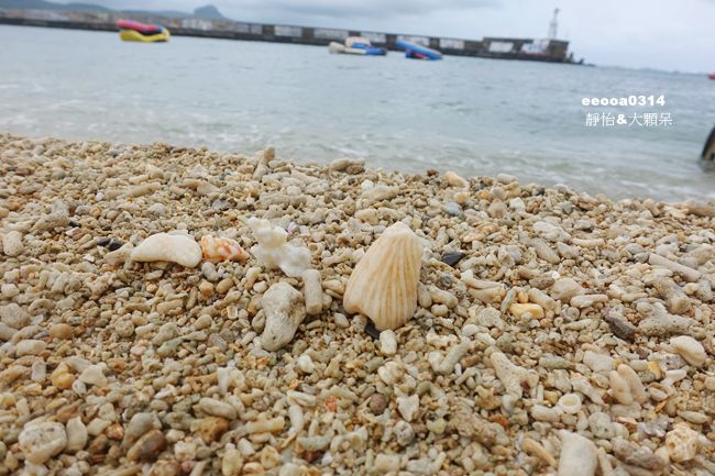 【屏東|墾丁景點】星砂灣 ♥ 不再是秘密景點的美麗沙灘 好大片乾淨的貝殼砂灘 清澈見底的海水 親子戲水玩沙好去處